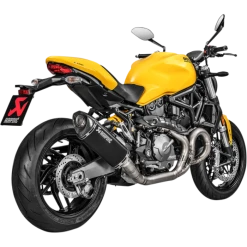 Akrapovic Slip-On Line Exhaust - S-D12SO8-RTBL