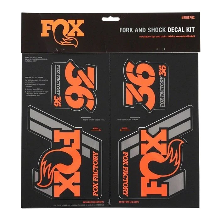 Fox Racing FOX Heritage Decal Kit For Forks And Shocks