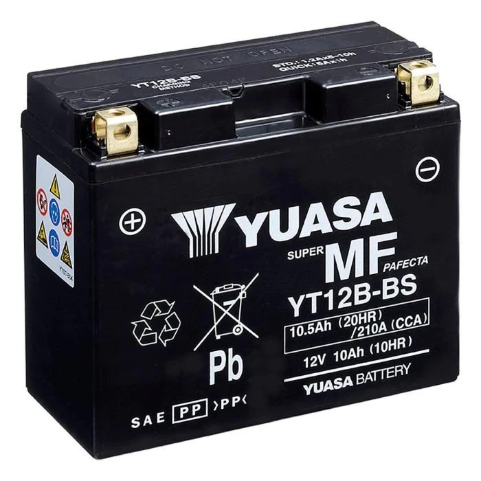 Yuasa YT12B-BS AGM Battery 3 Yuasa YT12B-BS AGM Battery