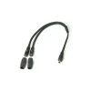 TecMate Optimate Y-Splitter DC 2.5mm Plug In To 2x DC 2.5mm Socket Out - O-45 -Moose Racing Shop optimate y splitter dc 2.5mm plug in to 2x dc 2.5mm socket out