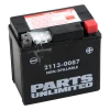 Parts Unlimited CTZ7S Battery -Moose Racing Shop partsunlimitedbattery2113 0087