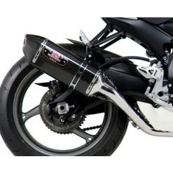 Yoshimura Race R-77 Titanium Full Exhaust With Carbon Fiber Muffler Suzuki GSX-R600 -R750 2008-2010